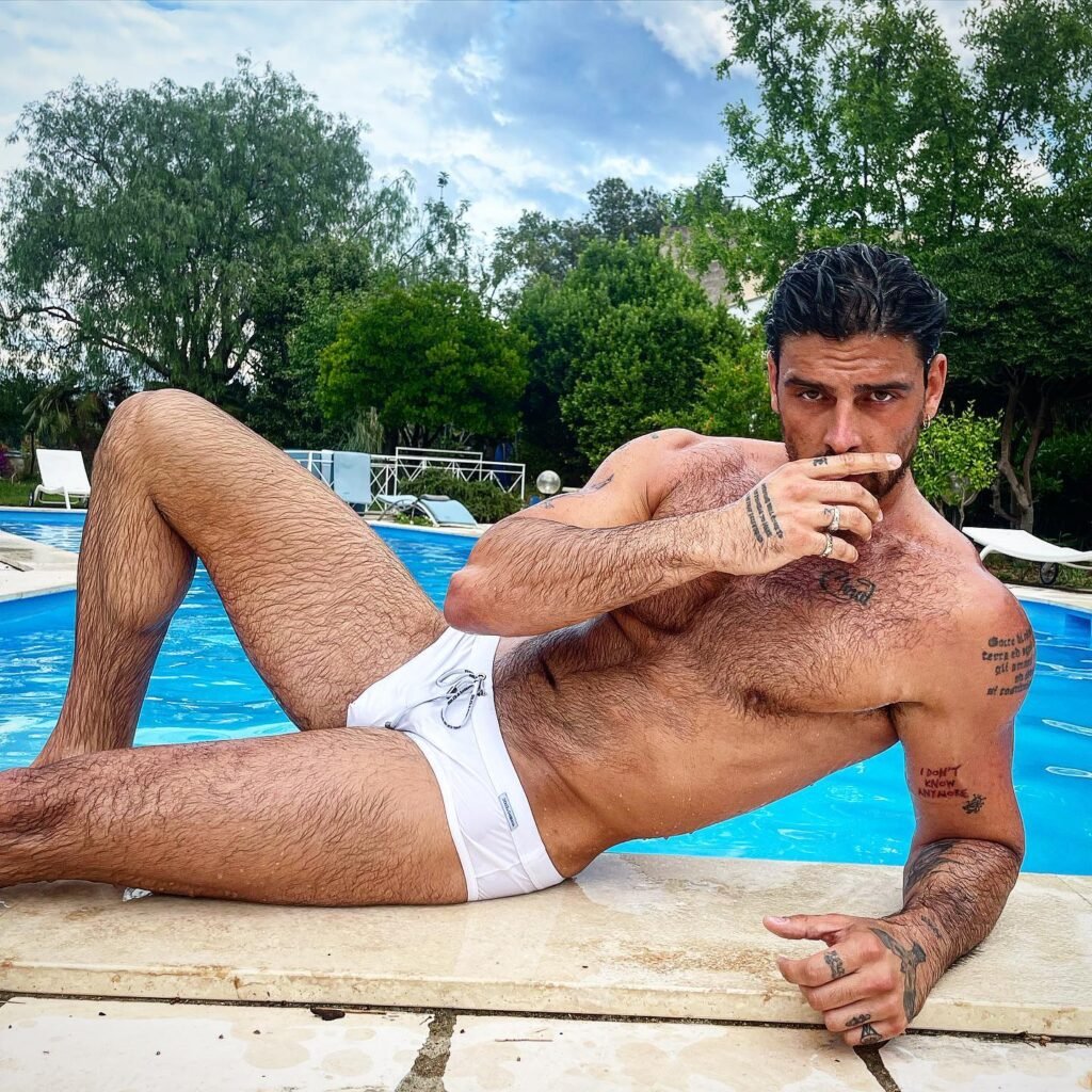 Michele Morrone, handsome Italian actor