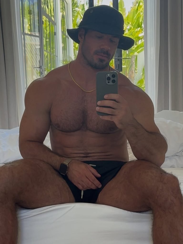 Dmitry Averianov striking a playful pose